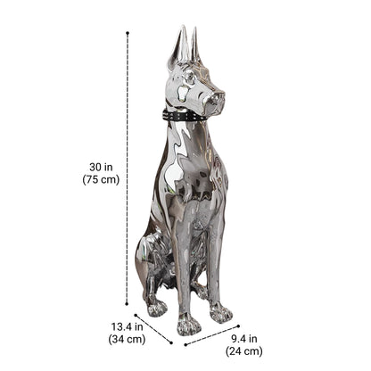 Dog Statue Figurine Decorative Indoor Dog Sculpture SKU 10033