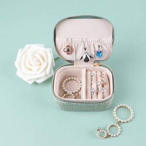 Leather Travel Jewelry Box Organizer for Women SKU 21073