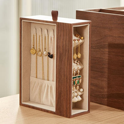 Large Wooden Jewelry Box with Drawers SKU 21115