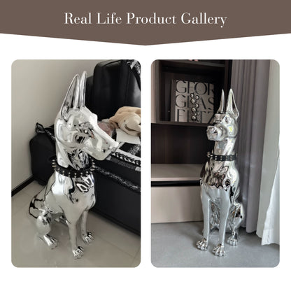 Dog Statue Figurine Decorative Indoor Dog Sculpture SKU 10033