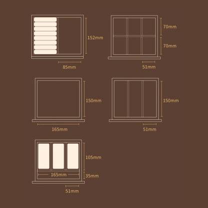 Glass Jewelry Box Organizer with Drawers and Mirror SKU 21168