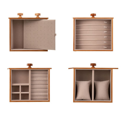 Creative Wooden Jewelry Box Organizer with Drawer SKU 21164