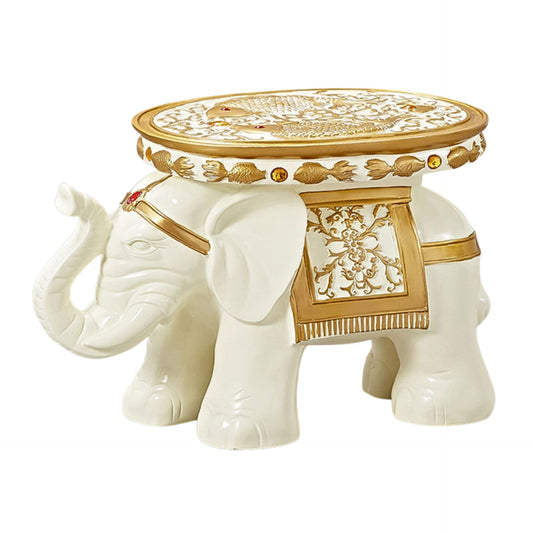 Elephant Accent Ottoman Stool SKU 52008