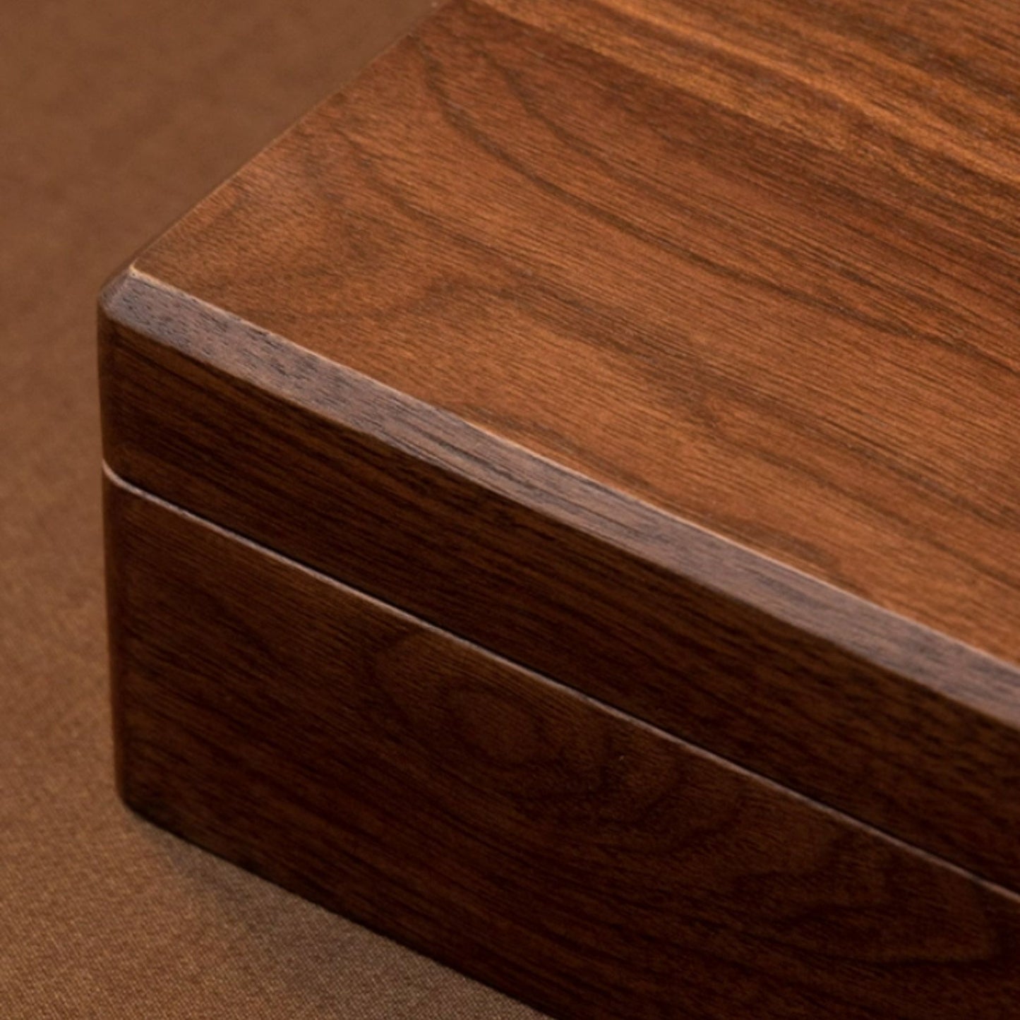 Solid Walnut Jewelry Box for Necklaces SKU 21171