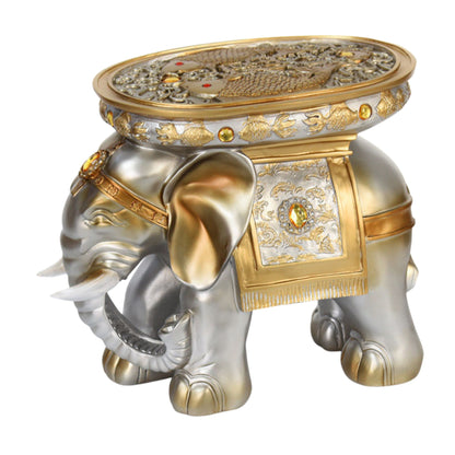 Elephant Accent Ottoman Stool SKU 52008