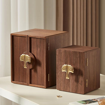 Cabinet Style Wooden Jewelry Box with Drawers SKU 21108