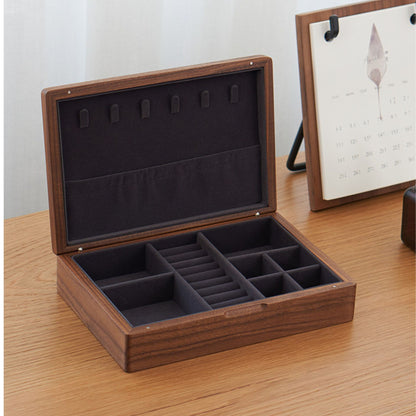 Single Layer Solid Wood Jewelry Box SKU 21184