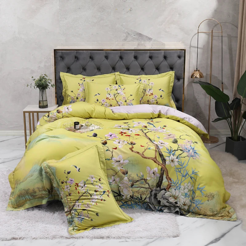 Egyptian Cotton Duvet Cover Set Luxury Bedding SKU 42014
