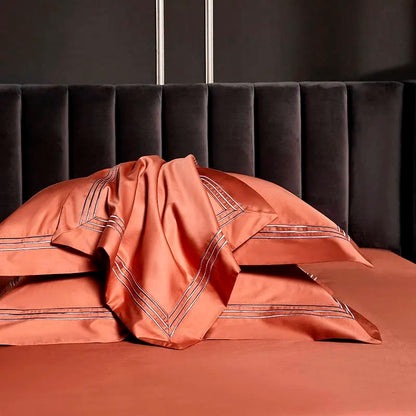 Egyptian Cotton Duvet Cover Set Luxury Bedding SKU 42034