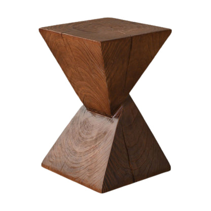 Geometric Solid Wood Pedestal Riser SKU 10029