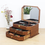 Large Wooden Jewelry Box for Women SKU 21058