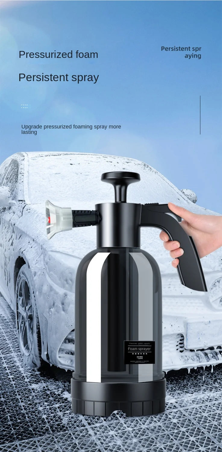 2L Hand Pump Foam Sprayer for Car Wash SKU 65005