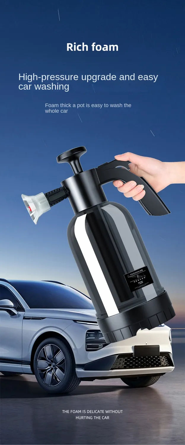 2L Hand Pump Foam Sprayer for Car Wash SKU 65005