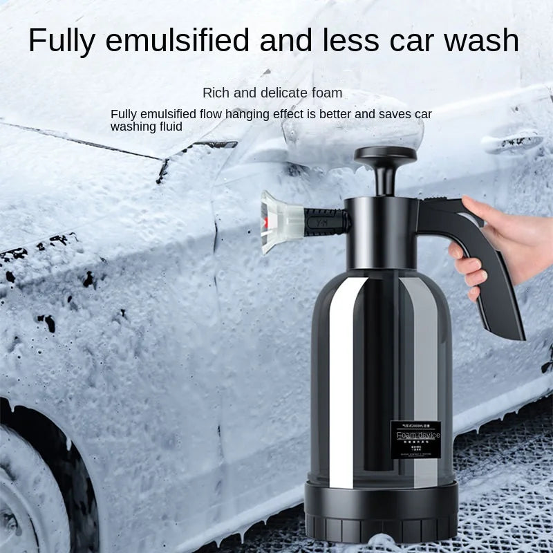 2L Hand Pump Foam Sprayer for Car Wash SKU 65005