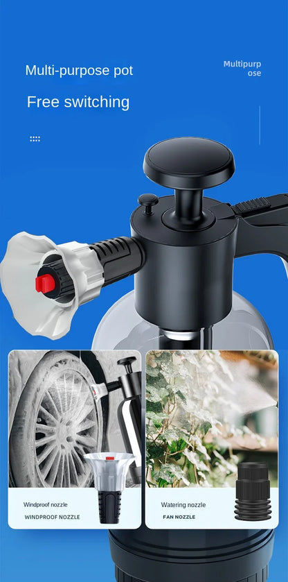 2L Hand Pump Foam Sprayer for Car Wash SKU 65005