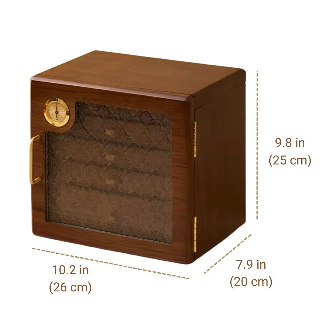 Wooden Jewelry Box Organizer with Drawers and Lock SKU 21166