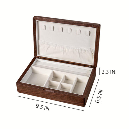 Zodiac Jewelry Box Made of Solid Walnut Wood SKU 21119