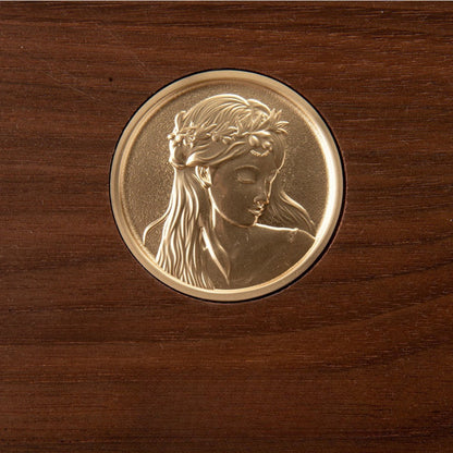 Wooden Jewelry Box with Drawers and Mirror SKU 21142