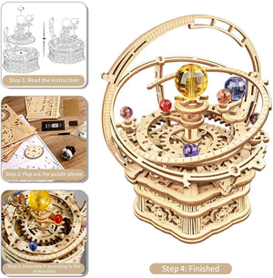 3D Puzzle DIY Wooden Model Music Box