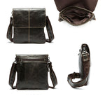 Leather Messenger Shoulder Bag for Men 82028