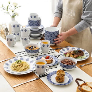 White Stoneware Ceramic Dinnerware Set for 4 8 SKU 70058