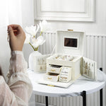 Luvarie Jewelry Box with Mirror and Lock S2
