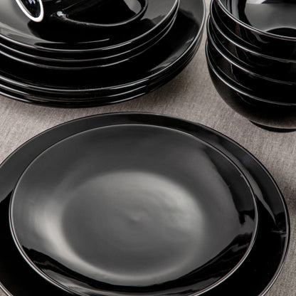 Minimalist Stoneware Ceramic Dinnerware Set for 4 8 12 SKU 70031