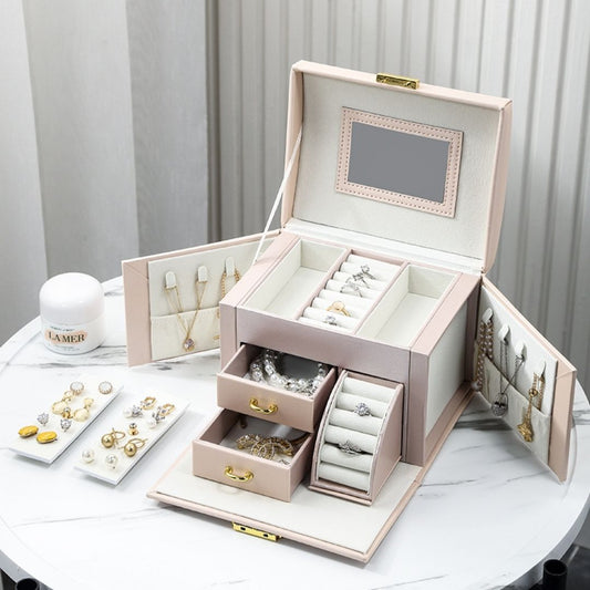 Luvarie Jewelry Box with Mirror and Lock S2 SKU 21020