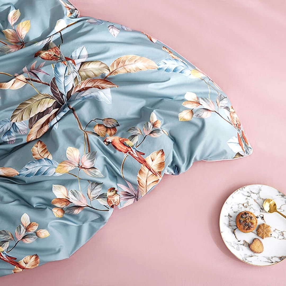 Singing Bird Duvet Cover Set (Egyptian Cotton)