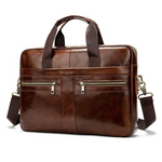 Leather Messenger Laptop Shoulder Bag for Men 82021