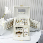 Luvarie Jewelry Box with Mirror and Lock S2