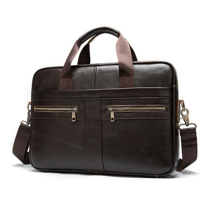 Leather Messenger Laptop Shoulder Bag for Men 82021