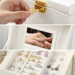Luvarie Jewelry Box with Mirror and Lock S2
