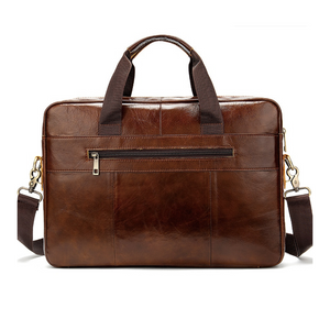 Leather Messenger Laptop Shoulder Bag for Men 82021