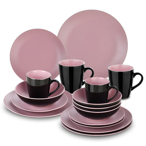 Chic Stoneware Ceramic Dinnerware Set for 4 8 12 SKU 70039