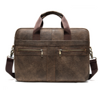 Leather Messenger Laptop Shoulder Bag for Men 82021