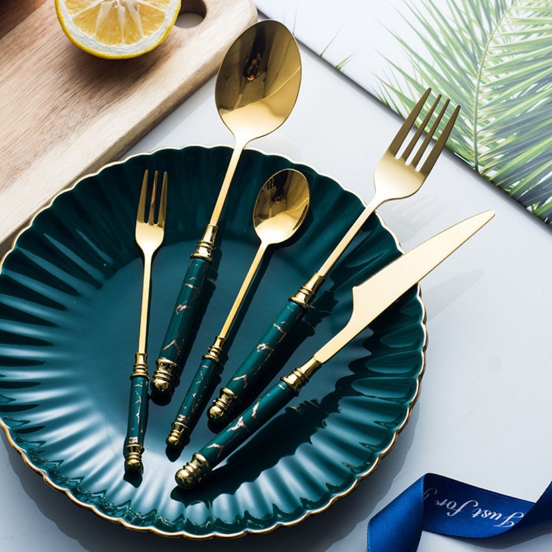 Evergreen Flatware Set