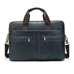 Leather Messenger Laptop Shoulder Bag for Men 82021
