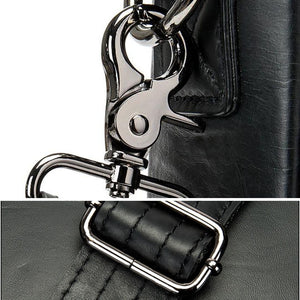Leather Messenger Laptop Shoulder Bag for Men 82030
