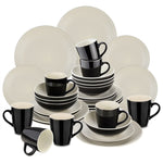 Grey Stoneware Ceramic Dinnerware Set for 4 8 12 SKU 70076