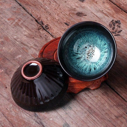 Ceramic Porcelain Zen Tea Cup Set SKU 71011