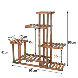 Solid Wood Plant Pot Stand for Indoor and Outdoor SKU 35004