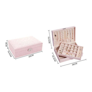 Luvarie Jewelry Box with Necklace Holder SKU 21043