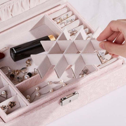 Luvarie Jewelry Box with Necklace Holder SKU 21043