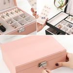 Utopi Leather Jewelry Box with Lock