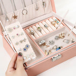 Utopi Leather Jewelry Box with Lock