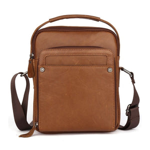 Leather Messenger Shoulder Bag for Men 82014