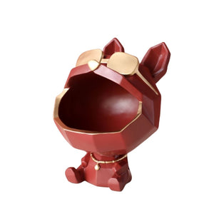 Happy Dog Figurine Storage Box