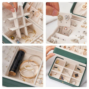 Utopi Leather Jewelry Box for Travel S5 SKU 21038