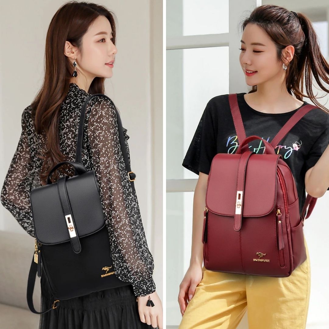 Cute Bookbag Leather Backpack Purse for Women 82034